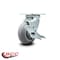 Service Caster 5 Inch Thermoplastic Rubber Swivel Caster with Roller Bearing and Brake SCC SCC-30CS520-TPRRD-TLB - alternate 3